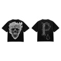 Smoking skull tee